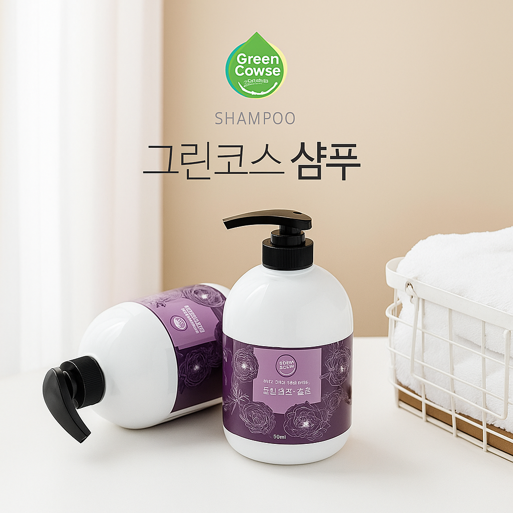 그린코스 샴푸 650g  1+1